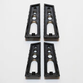 Plastic Load Stops T-track (2 Pairs) For Cross Bars Universal Fit In Black